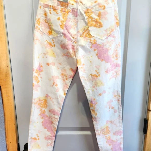 Style & Co. Jeans womes Pink camo tie dye 2 sizes - Picture 7 of 9